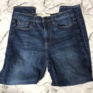GAP True Skinny High Rise Crop Jeans Size 4